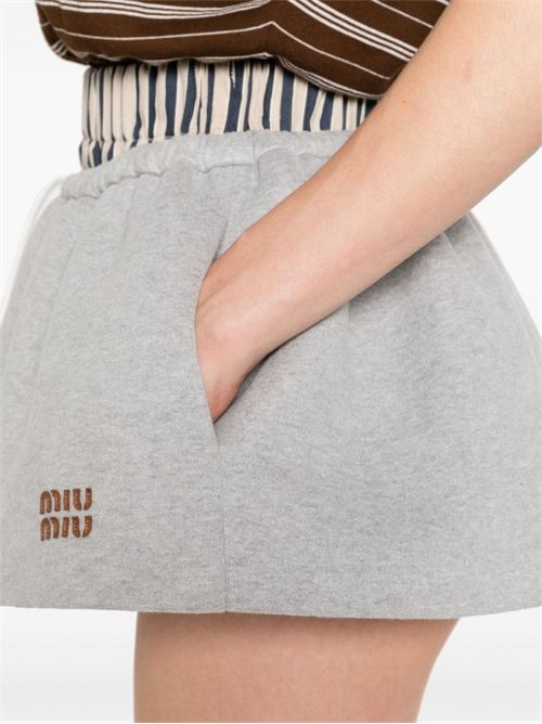 Cotton mini skirt MIU MIU | MG225215EGF0031